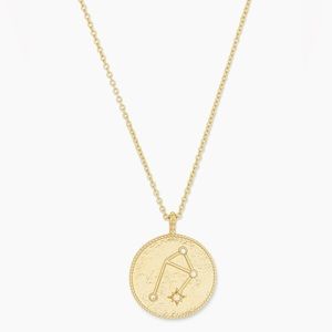 Gorjana Libra Astrology Coin Necklace